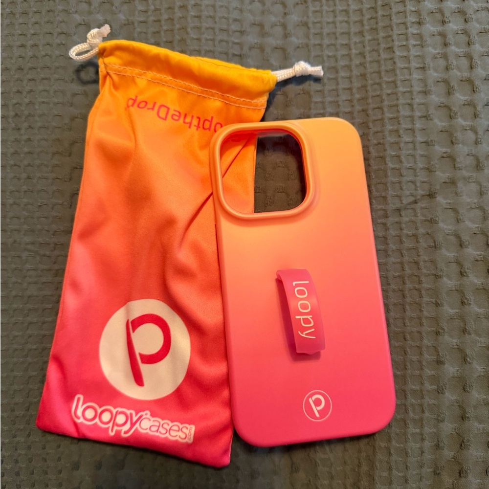 Loopy Case Vibrant Pink and Orange Phone Case